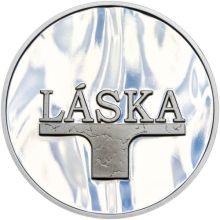 Ryzí přání LÁSKA - velká stříbrná medaile 1 Oz